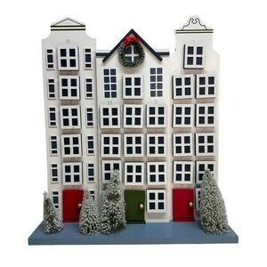 Threshold Target Wooden Advent Calendar House Christmas Numbered Drawer Windows